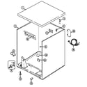 Norge DEN203WC cabinet diagram