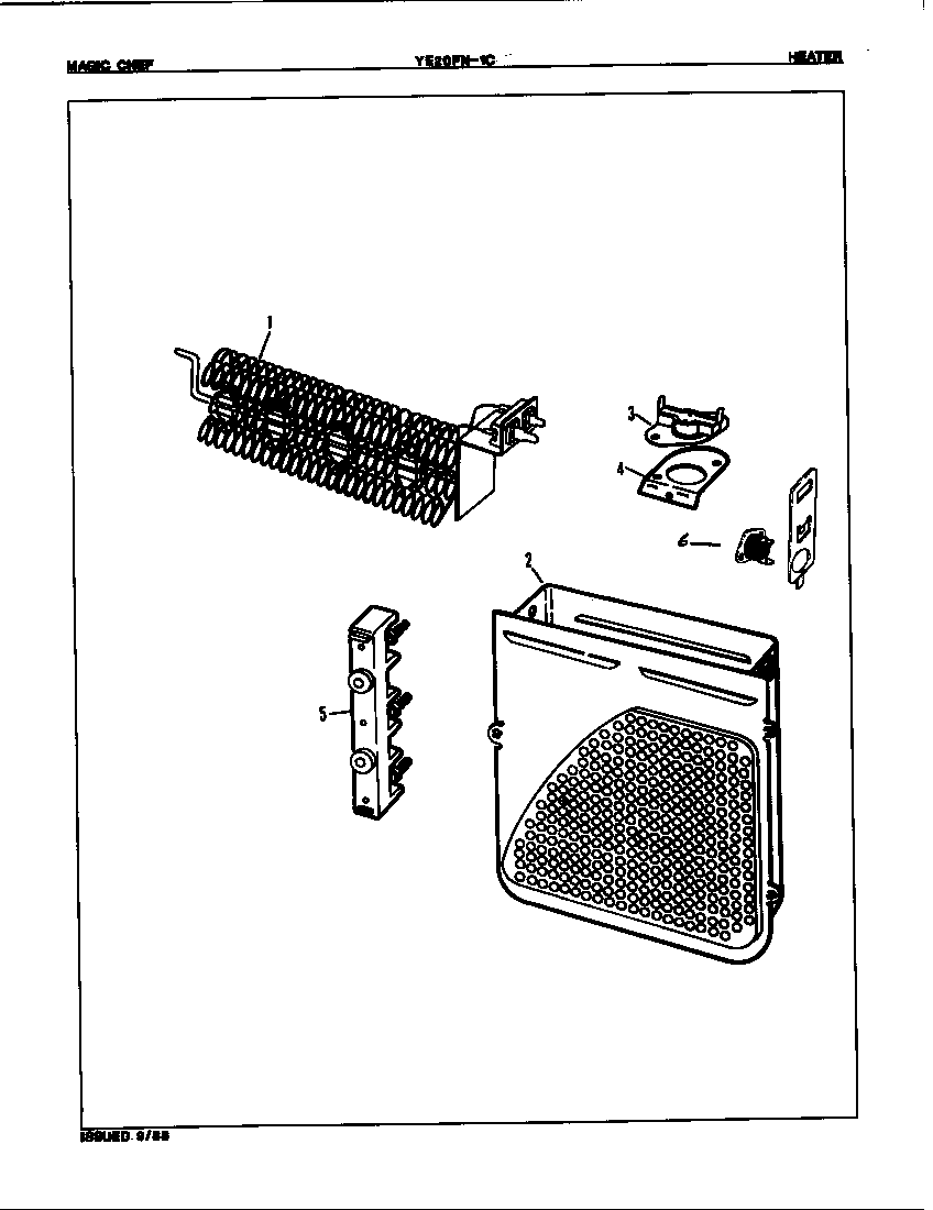 Magic Chef YE20FN1C heater (rev. a-b) diagram