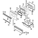 Magic Chef 6898VRV door/drawer diagram