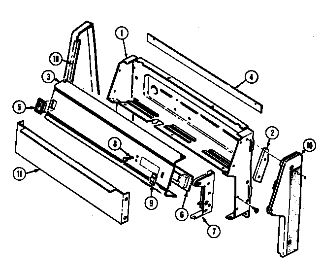 Maytag G3227XRAM3 control panel diagram
