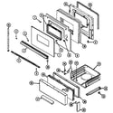 Magic Chef 3187XUW door/drawer diagram