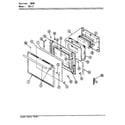Magic Chef 38JA-2CX-94 door diagram