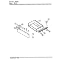 Magic Chef 38JA-2CX-94 access drawer diagram