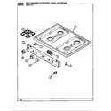 Magic Chef 34MN-23CKX-ON top assy./control panel diagram
