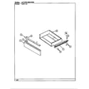 Magic Chef 34MN-23CKX-ON access drawer diagram