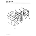 Magic Chef 77JN-5EVWM door diagram