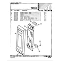 Magic Chef 77JN-5EVWM control panel (cm46fn-14t-02) diagram