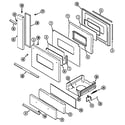 Maytag G4231WRA-4 door/drawer diagram