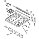 Magic Chef 3422PRA top assembly diagram