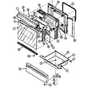 Magic Chef 3468XRA door/drawer (3468xr*) (3468xra) (3468xra-x) (3468xrw) (3468xrw-x) diagram