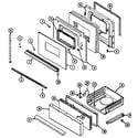 Magic Chef 3187VRV door/drawer diagram