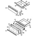 Magic Chef 3488VRA drawer diagram