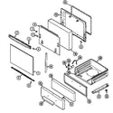 Magic Chef 3121SPA door/drawer (3121sp) (3121spa) (3121spw) diagram