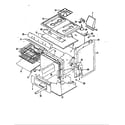 Magic Chef 22FK-6KLXV8 body-lower diagram