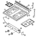 Magic Chef 3121XTS top assembly diagram