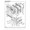 Magic Chef 3120SRA door/drawer diagram
