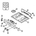 Magic Chef 3201XPA control panel/top assembly diagram