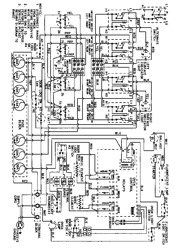 Magic Chef C3888XRA wiring information diagram