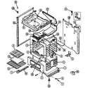 Maytag G3267XRA-3 oven diagram