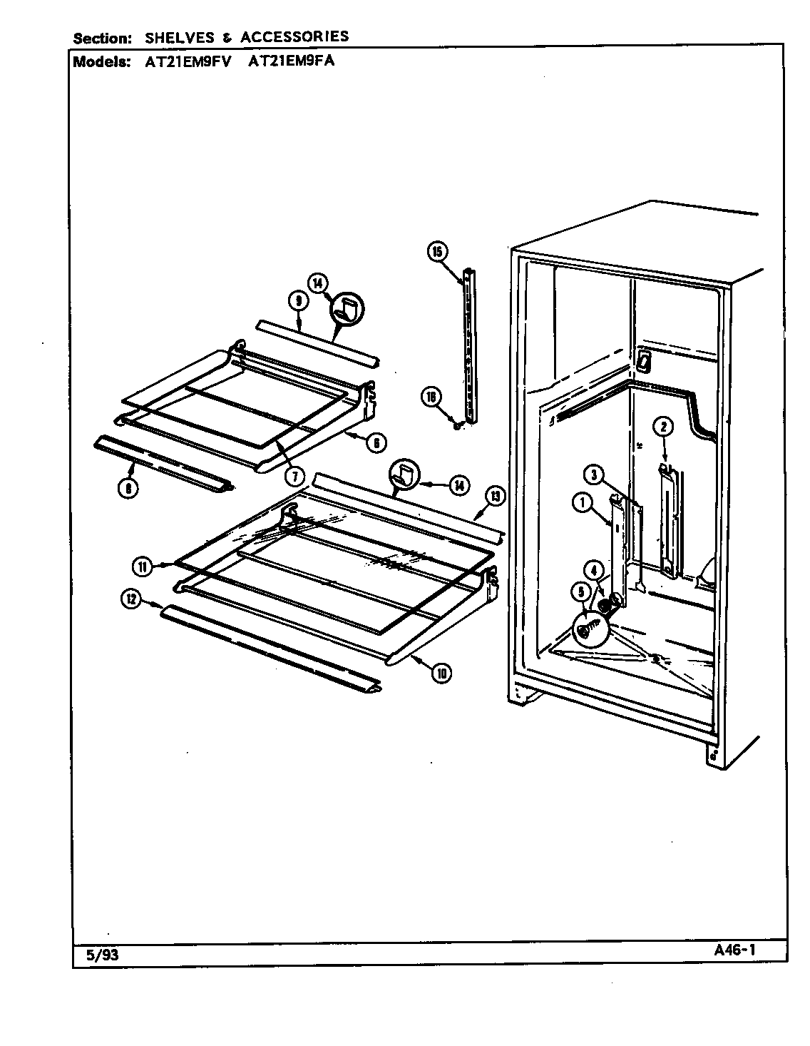 Admiral AT21EM9FV/DA79A shelves & accessories diagram