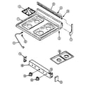 Magic Chef 3141XRA top assembly diagram