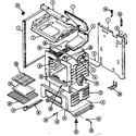 Magic Chef 3141XRA body/oven diagram