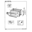 Admiral NT23L9/BA98C freezer door diagram