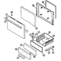 Admiral CRPA200AXL door/drawer diagram