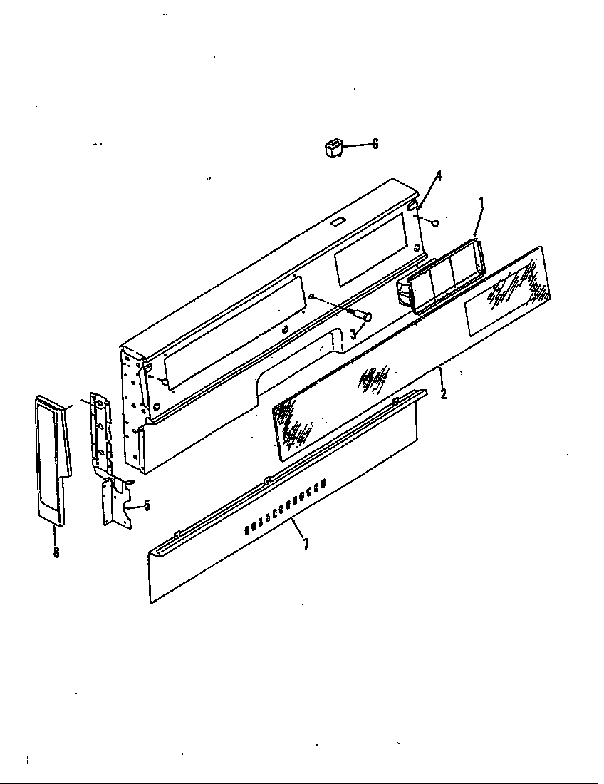 Magic Chef 34FA-2CK control panel diagram