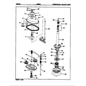 Admiral AW20K3A transmission & related parts (rev. k) diagram
