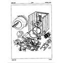 Admiral DE20F5 cylinder & drive (rev. a-h) (de20f5am) (de20f5hw) (de20f5ww) diagram