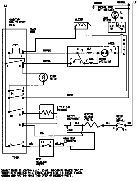 Admiral LDEA200ACL wiring information (ldea200ace/acm) (ldea200ace) (ldea200acm) diagram