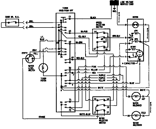 Admiral LATA400AAL wiring information (lata400aae) (lata400aae) diagram