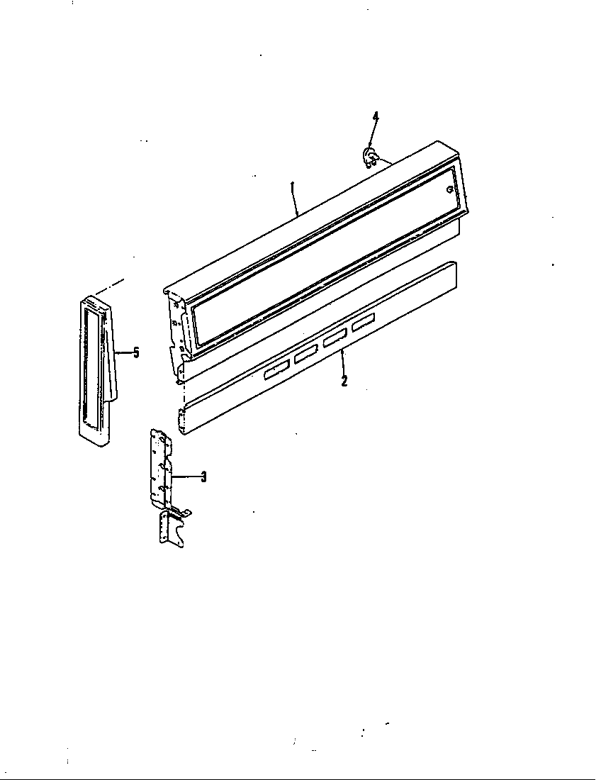 Magic Chef 31FA-1XS-EL control panel diagram