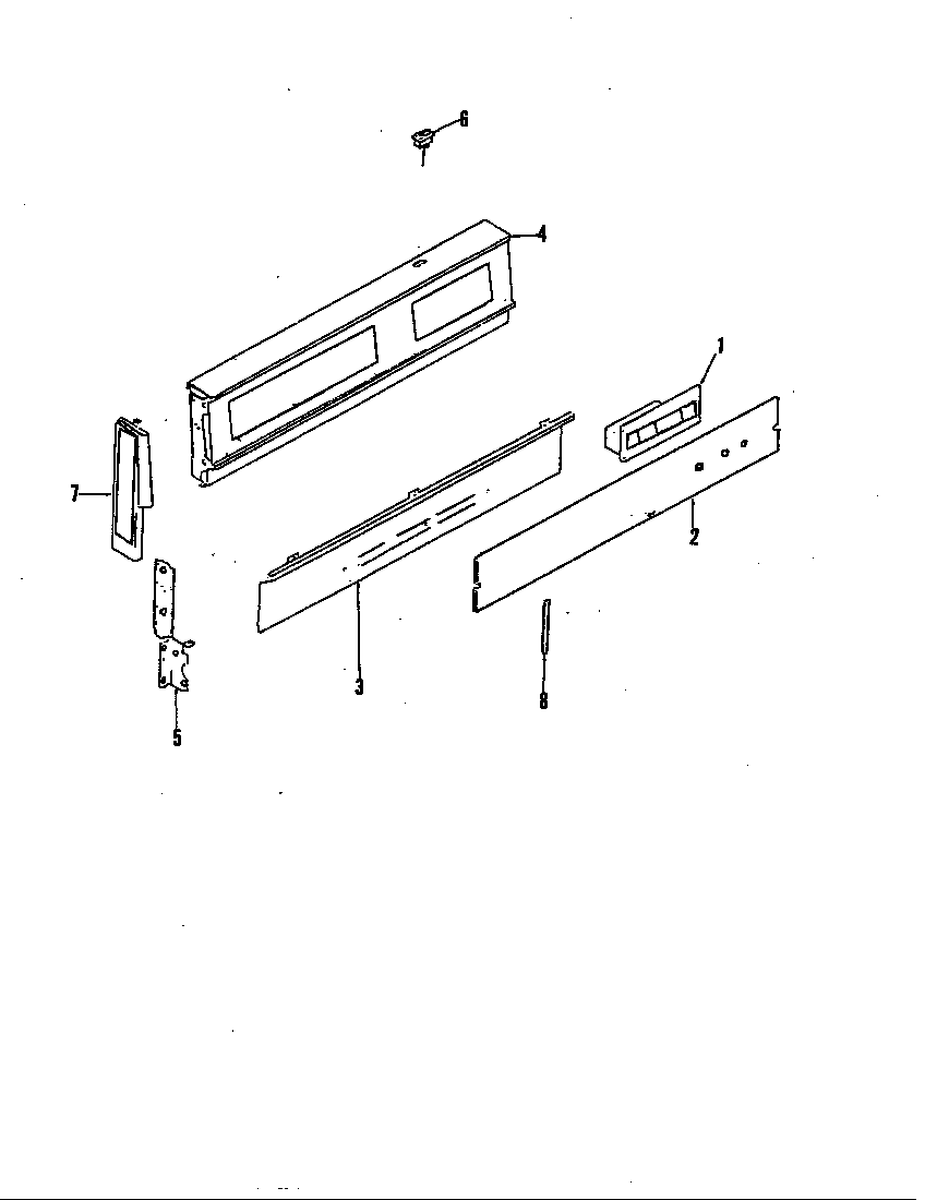 Magic Chef 31FS-3KV control panel diagram