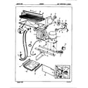Admiral DNT22F9H/5B43A unit compartment & system diagram