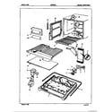 Admiral DNT22F9H/5B43A freezer compartment diagram