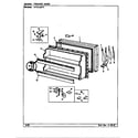 Admiral NT21L6W/CA78A freezer door diagram