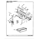 Admiral NT21L6W/CA78A optional ice maker kit diagram
