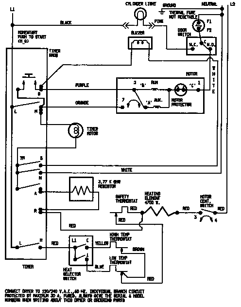 Admiral LDEA400ACM wiring information (ldea400acl) (ldea400acw) diagram