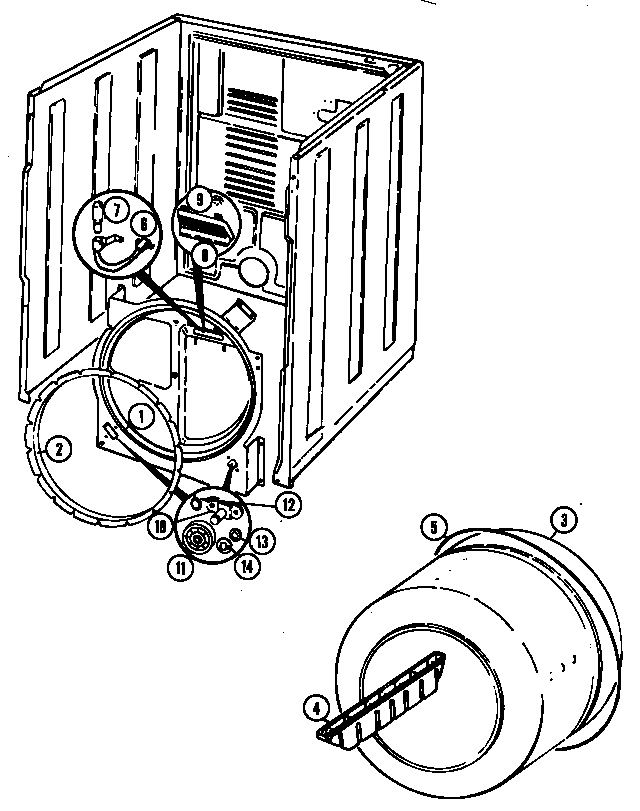 Maytag GDGM253H tumbler (rev. a) diagram