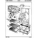 Maytag CNT15TX6H/9D14A fresh food compartment diagram