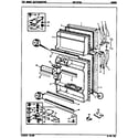 Maytag CNT15TX6H/9D14A doors diagram