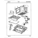 Admiral DNT18F9L/5B64B freezer compartment diagram