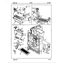 Admiral DNT18F9/7B01A ice maker diagram