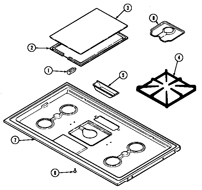 Maytag G4231WRWM4 top assembly diagram