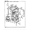 Admiral A3100PPW-K oven diagram