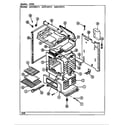 Admiral A3131WRW oven diagram