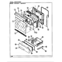 Admiral A3231XRA door/drawer (a3231xr*) diagram