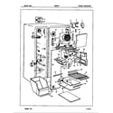 Admiral PNS24H9H/7L49A freezer compartment diagram